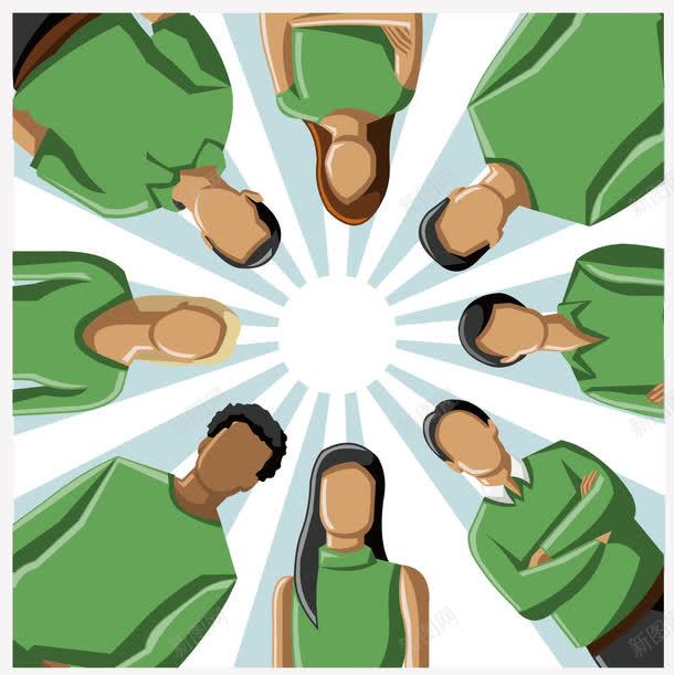 PPT卡通人物png免抠素材_新图网 https://ixintu.com PPT素材 上班族 会议 办公 卡通 商务团队 扁平化 职场