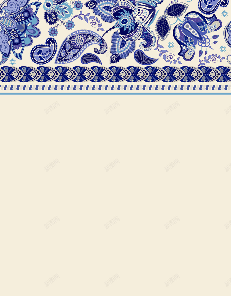 古典纹理海报背景矢量图ai设计背景_新图网 https://ixintu.com 古典 名族风 图案 复古 海报 纹理 背景 蓝色 矢量图