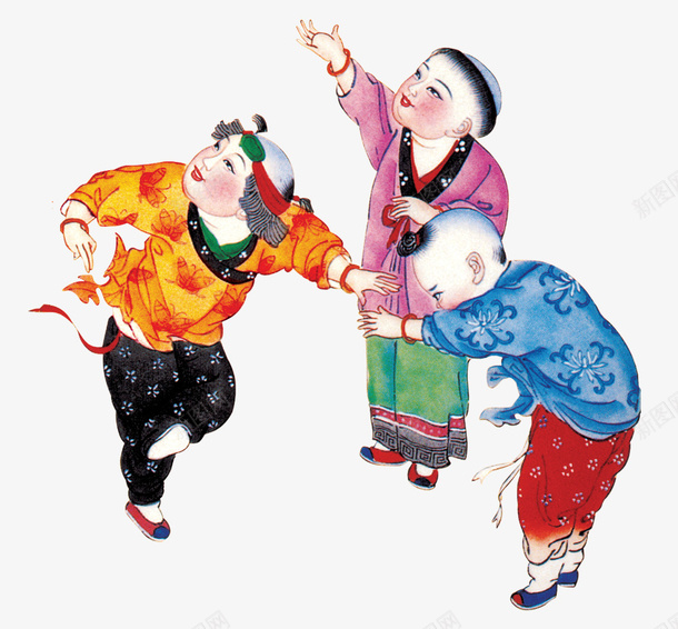 玩耍孩童png免抠素材_新图网 https://ixintu.com 孩童 玩耍 节日