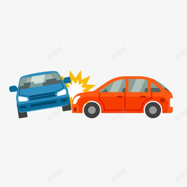 小轿车碰撞车祸png免抠素材_新图网 https://ixintu.com 小轿车 碰撞 车祸