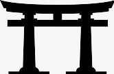 鸟居Monumentsicons图标png_新图网 https://ixintu.com torii 庙门 鸟居