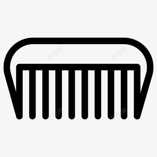 梳两个图标png_新图网 https://ixintu.com comb 梳子