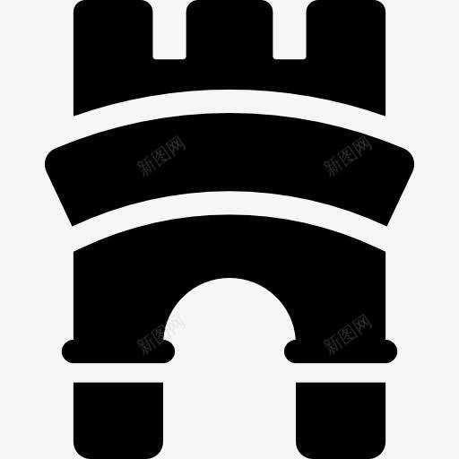 城堡图标png_新图网 https://ixintu.com 中世纪的幻想 保护 建筑 游乐园