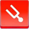 调优叉RedButtonsicons图标png_新图网 https://ixintu.com Tuning fork 叉 调优