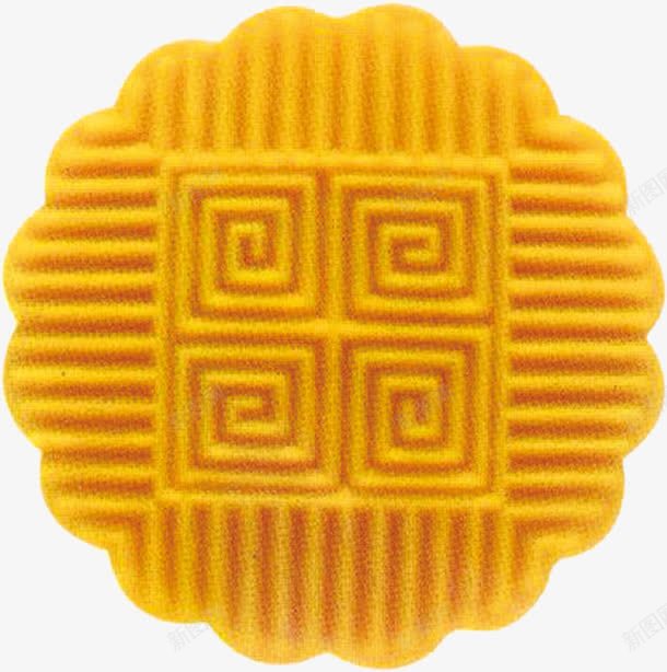 回字形黄色月饼中秋png免抠素材_新图网 https://ixintu.com 中秋 字形 月饼 黄色