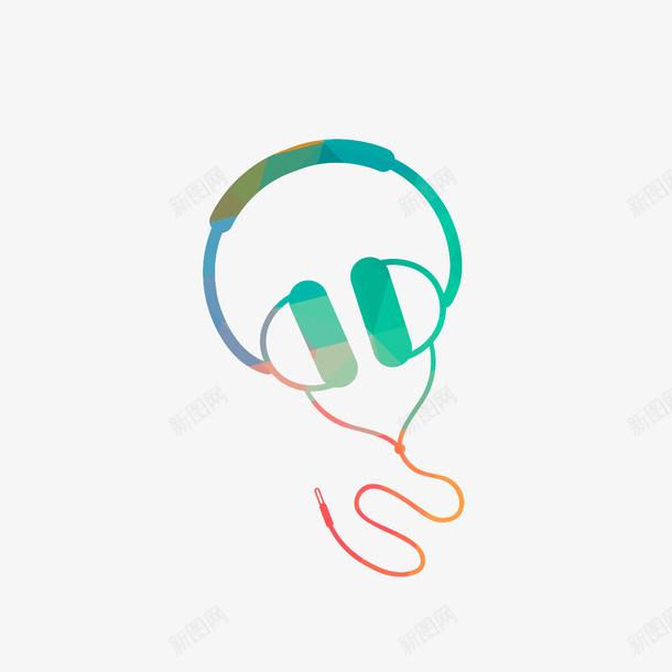 手绘彩色几何形乐器耳机png免抠素材_新图网 https://ixintu.com 乐器 几何形 彩色 手绘 手绘彩色几何形乐器耳机 耳机