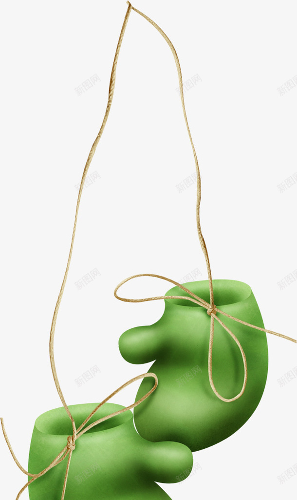绿色卡通手套png免抠素材_新图网 https://ixintu.com 卡通手套 圣诞 圣诞节 手套 绿色手套 节日