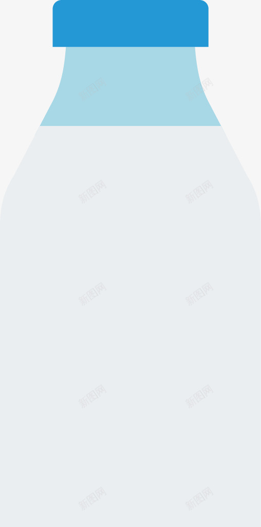 手绘瓶子png免抠素材_新图网 https://ixintu.com 手绘画 瓶子 矢量装饰 蓝色 装饰
