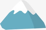 山头带雪的山峰png免抠素材_新图网 https://ixintu.com 山头 山峰 装饰 雪