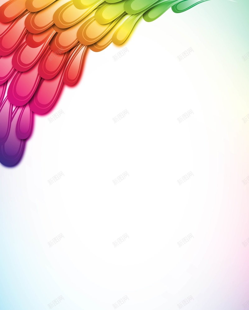 矢量七彩孔雀羽毛背景ai设计背景_新图网 https://ixintu.com 七彩 孔雀 海报 炫彩 矢量 羽毛 背景 质感 矢量图