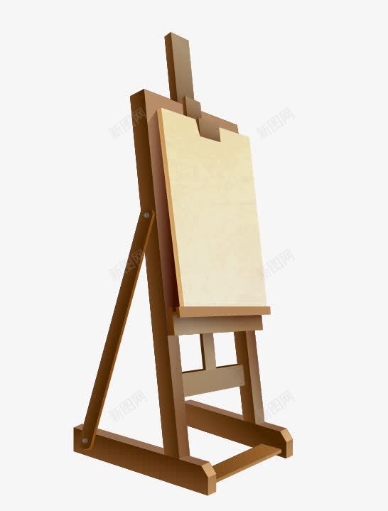 卡通画架矢量图ai免抠素材_新图网 https://ixintu.com 卡通 画板 画架 矢量图