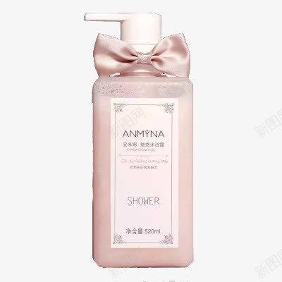 Anmyna魅惑香水沐浴露乳png免抠素材_新图网 https://ixintu.com 产品实物 安米娜 沐浴露