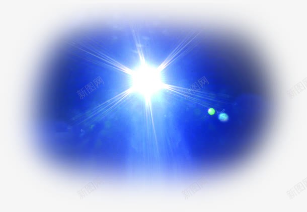 夏日海报活动蓝色光效png免抠素材_新图网 https://ixintu.com 夏日 活动 海报 色光