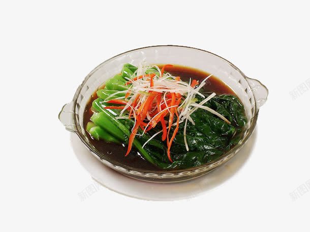 清炒小白菜png免抠素材_新图网 https://ixintu.com 好吃 小白菜 清炒 营养