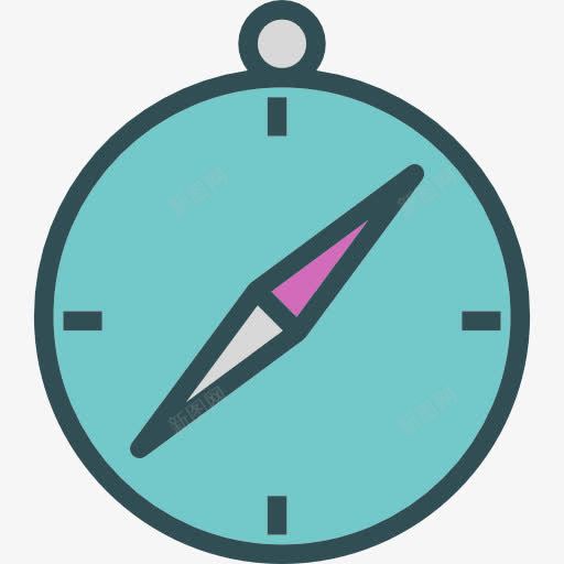 罗盘图标png_新图网 https://ixintu.com 位置 基本要点 定位 工具和用具 指南针 方向 杂