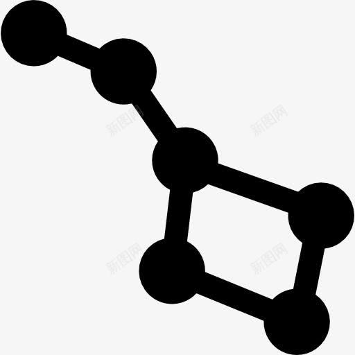 星座图标png_新图网 https://ixintu.com 北斗星 大熊座 天文学 教育 星座 科学