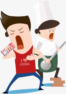 歌手卡通歌手厨师卡通厨师png免抠素材_新图网 https://ixintu.com 卡通 厨师 歌手