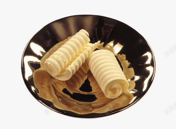 盘子里的黄油png免抠素材_新图网 https://ixintu.com 乳制品 奶油 奶酪 点心 盘子 食物 黄油
