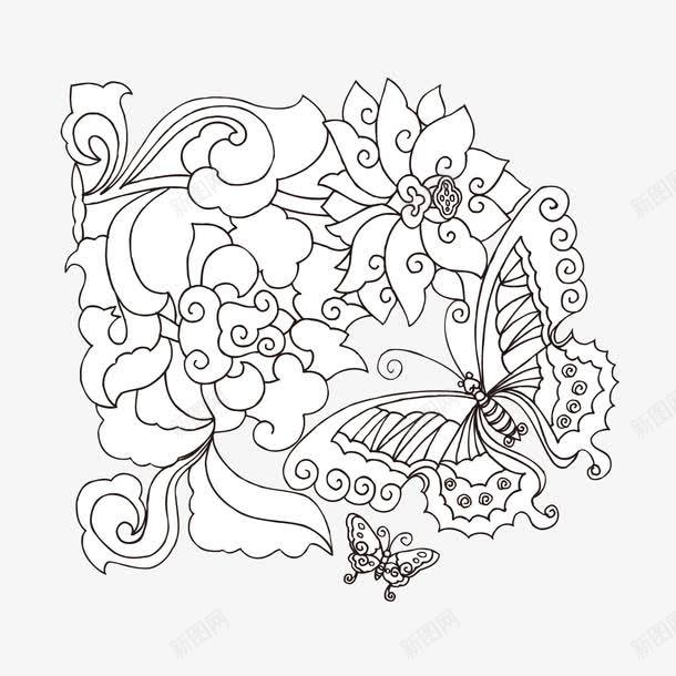 中国风花纹底纹png免抠素材_新图网 https://ixintu.com 中国风 中式花纹 传统素材 图形 图案 圆形花纹 花卉