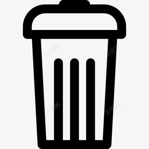 GarbageBin图标png_新图网 https://ixintu.com 回收利用 垃圾 工具 废物