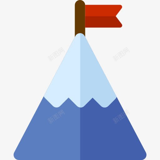 山图标png免抠素材_新图网 https://ixintu.com 国旗 山 景观 海拔 自然 雪