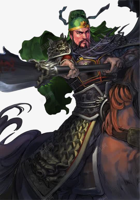 古风持大刀武将人物png免抠素材_新图网 https://ixintu.com 人物 古风 大刀 拿大刀 武将