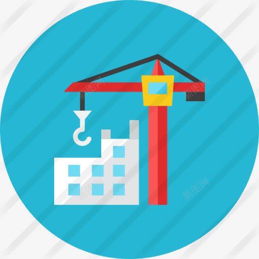 鹤图标png_新图网 https://ixintu.com 升降机 施工 施工工具 起重机 钩