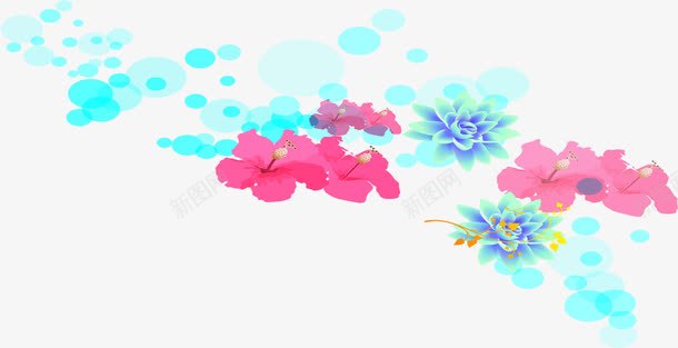 创意合成手绘桃花一朵朵png免抠素材_新图网 https://ixintu.com 创意 合成 朵朵 桃花