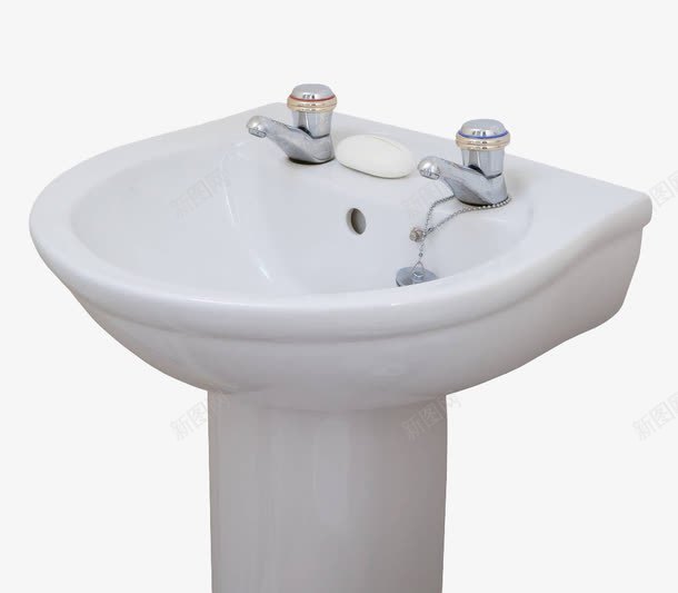 白色洗脸盆png免抠素材_新图网 https://ixintu.com 排水 排水口 水龙头 洗脸盆 白色 肥皂