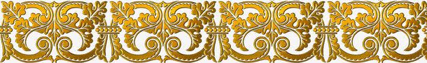 黄色欧式花纹装饰png免抠素材_新图网 https://ixintu.com 欧式 花纹 装饰 黄色