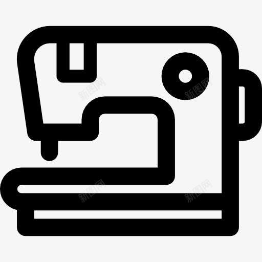 缝纫机图标png_新图网 https://ixintu.com 剪裁 工具和用具 手工 缝纫机 缝纫线