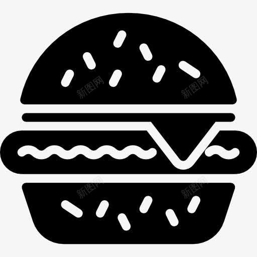Hamburguer图标png_新图网 https://ixintu.com hamburguer 不健康的饮食 快餐食品 食品