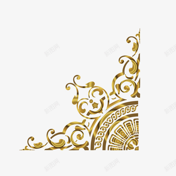装饰卡通扁平化欧式角边矢量图eps免抠素材_新图网 https://ixintu.com 卡通角边 扁平化角边 欧式角边 矢量装饰角边 角边 角边png 金色角边 矢量图