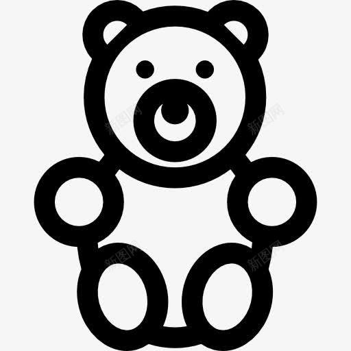 泰迪熊图标png_新图网 https://ixintu.com 儿童 动物 木偶 杂 泰迪熊 熊 童年 蓬松