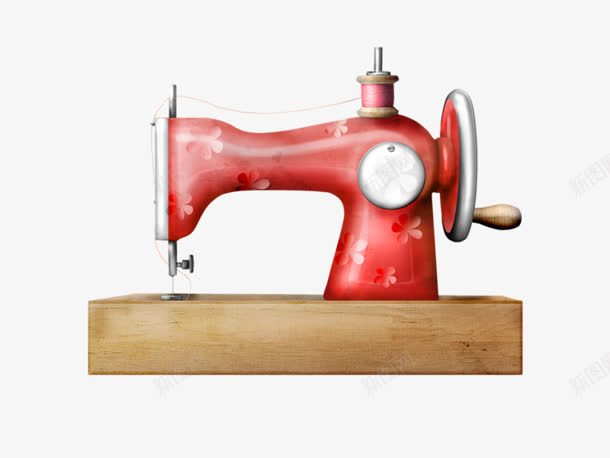 卡通缝纫机家用png免抠素材_新图网 https://ixintu.com 卡通 家用 缝纫机