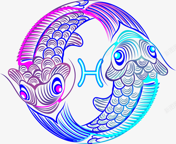 手绘水彩小鱼png免抠素材_新图网 https://ixintu.com 免抠PNG 小鱼 手绘 水彩 简约 线条 见 鳞片