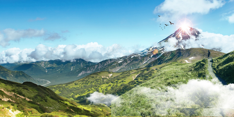 雪山高山海报背景psd设计背景_新图网 https://ixintu.com 企业文化 山 摄影 海报 白云 背景 蓝天 雪山素材 风景 高山背景