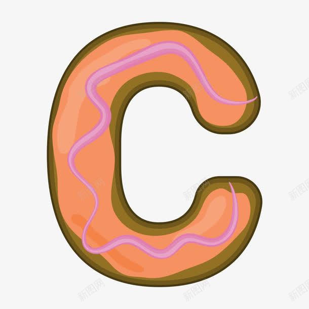 饼干字母Cpng免抠素材_新图网 https://ixintu.com C 字体设计 字母C 艺术字 饼干 饼干字母C