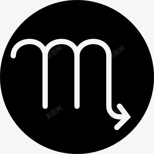 天蝎座图标png_新图网 https://ixintu.com 占星术 天蝎座 星座 深奥的 生肖 迹象