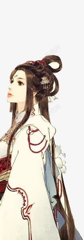 古典彩色水墨画png免抠素材_新图网 https://ixintu.com 人物 水彩墨 装饰