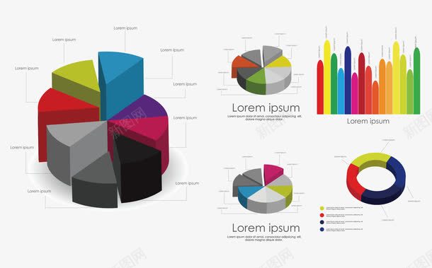 PPT比例柱状图png免抠素材_新图网 https://ixintu.com PPT 比例柱状图