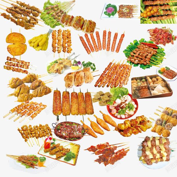 美食大图psd免抠素材_新图网 https://ixintu.com PSD 免抠大图 烧烤 美食
