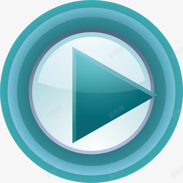 播放器元素图标png_新图网 https://ixintu.com png 卡通 播放器矢量 暂停 矢量元素