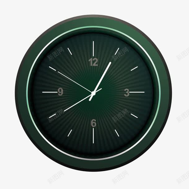 绿色时钟表盘刻度表png免抠素材_新图网 https://ixintu.com 刻度表 时钟 绿色 表盘