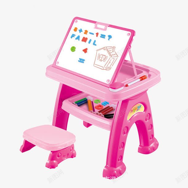 整套绘画手工早教机png免抠素材_新图网 https://ixintu.com 手工玩具 早教机 玩具台 画画早教