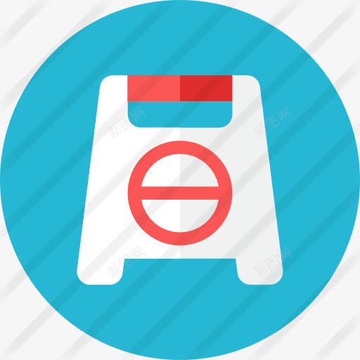 块图标png_新图网 https://ixintu.com 信号干扰 圆形 块 标志 禁止