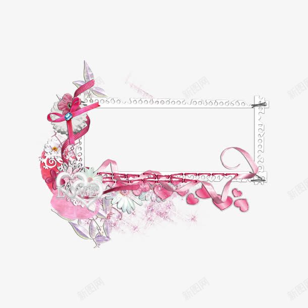 白色花边框png免抠素材_新图网 https://ixintu.com png 白色 相框 花边框 装饰