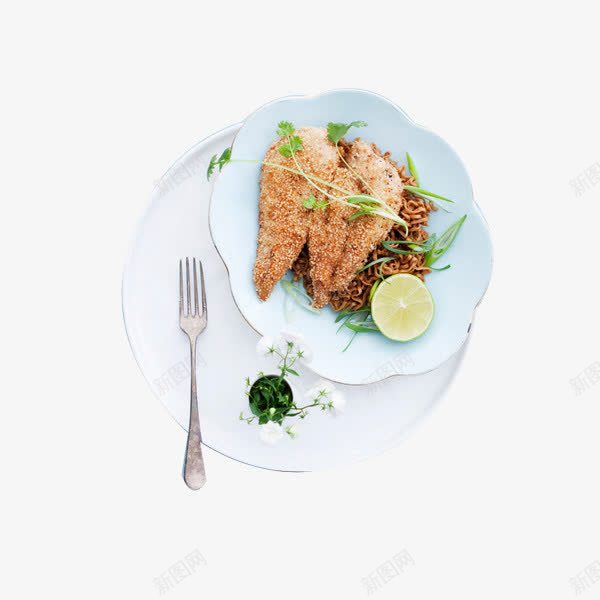 油炸鸡排png免抠素材_新图网 https://ixintu.com 实物 小份 快餐 鸡肉