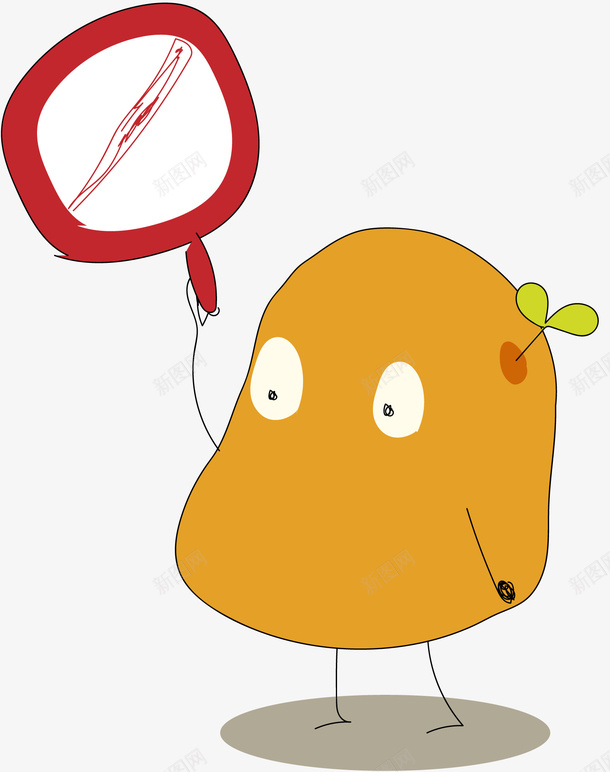 装饰土豆人物指挥交通矢量图ai免抠素材_新图网 https://ixintu.com 停止 卡通手绘 土豆人物 指挥交通 装饰图案 矢量图