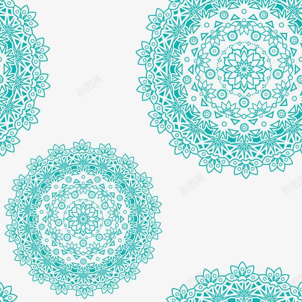 团花矢量图ai免抠素材_新图网 https://ixintu.com 团花 花纹背景 装饰团花 矢量图